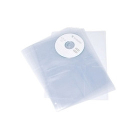 Archivo CD/DVD FUNDA CD/DVD GRAFOPLAS PP A4 con 4 TALAD. BOLSA DE 10 (110µ) 10402565  400106671