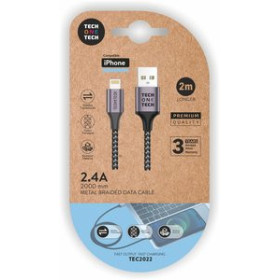 Cables de datos CABLE TECH-ONE-TECH USB-LIGHTNING ALTO RENDIMIENTO 2