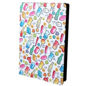 Transporte de equipos FUNDA TABLET SILVER HT ESTAMPADA UNIVERSAL 9"-11" COOL CANDY WHITE&BLUE 15302453  54002050