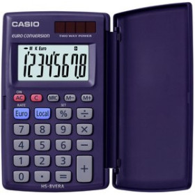 Calculadoras de bolsillo CALCULADORA de BOLSILLO CASIO  8 DIGITOS HS-8 VERA con TAPA 15302470  54005006