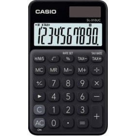Calculadoras de bolsillo CALCULADORA de BOLSILLO CASIO 10 DIGITOS SL-310 UC NEGRO 15302661  50602099