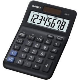 Calculadoras sobremesa CALCULADORA SOBREMESA CASIO 8 DIGITOS MS-8F 15302224  53262099