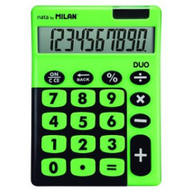 Calculadoras sobremesa CALCULADORA SOBREMESA MILAN 10 DIGITOS TOUCH DUO VERDE 15302199  50614099