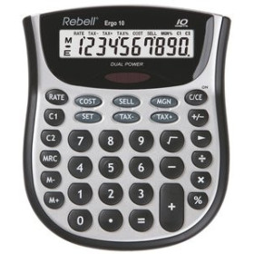 Calculadoras sobremesa CALCULADORA SOBREMESA REBELL 10 DIGITOS ERGO 10 15302206  54062099
