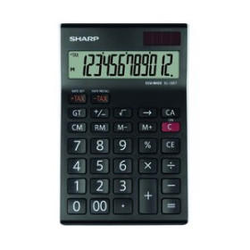 Calculadoras sobremesa CALCULADORA SOBREMESA SHARP 12 DIGITOS EL-125T 15302487  628441