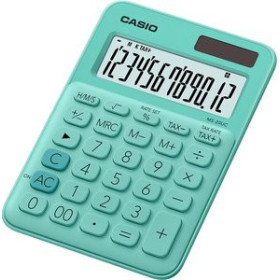 Calculadoras sobremesa CALCULADORA SOBREMESA CASIO 12 DIGITOS MS-20UC VERDE 15302498  626238