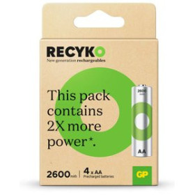 Pilas recargables PILAS RECARGABLES GP 2600 AA mAH ALTA CAPACIDAD BLISTER de 4 (G145) 15302930  39225069