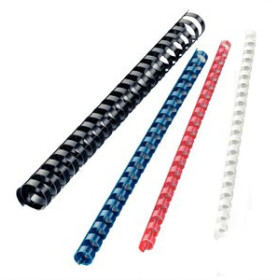 Encuadernación canutillos CANUTILLO PLASTICO 21 anillas paso US NEGRO 12 mm CAJA de 200 15302786  4240056