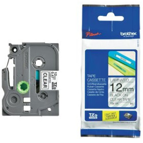 Cintas de rotular CINTA de ROTULAR BROTHER LAMINADA 8m 12mm NEGRO sobre TRANSPARENTE 41101384  T804800