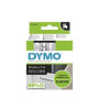 Cintas de rotular CINTA de ROTULAR DYMO LM D1 7m 12mm NEGRO sobre BLANCO 41301006  15MX120E