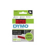 Cintas de rotular CINTA de ROTULAR DYMO LM D1 7m 12mm NEGRO sobre ROJO (45017) 41901307  PFA534