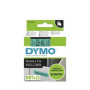 Cintas de rotular CINTA de ROTULAR DYMO LM D1 7m 12mm NEGRO sobre VERDE (45019) 14401337  D08011