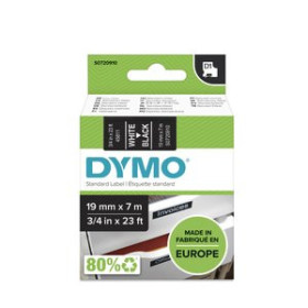 Cintas de rotular CINTA de ROTULAR DYMO LM D1 7m 19mm BLANCO sobre NEGRO (45811) 41801031  108R00931