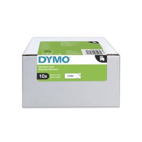 Cintas de rotular CINTA de ROTULAR DYMO LM D1 7m 19mm NEGRO sobre BLANCO PACK DE 10 10701715  C200040837
