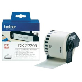 Etiquetado electrónico ETIQUETAS BROTHER CONTINUA PAPEL BLANCO  62 mm ROLLO 30