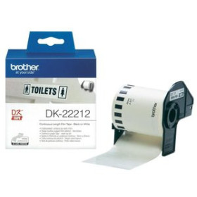Etiquetado electrónico ETIQUETAS BROTHER CONTINUA PLASTICO BLANCO 62 mm ROLLO 15