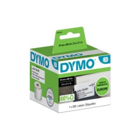 Etiquetado electrónico ETIQUETAS DYMO LABEL WRITER  51x89 mm ROLLO 300 uds.PAPEL BLANCO NO ADHESIVAS 10701619  20306