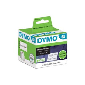 Etiquetado electrónico ETIQUETAS DYMO LABEL WRITER  54x101 mm ROLLO 220 uds.PAPEL BLANCO ENVIO (99014) 10701612  20299