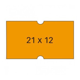 Etiquetado de precios ETIQUETAS de PRECIOS APLI ADH.PERMANENTE 21x12 mm FLUOR ROLLO 1.000 uds. PACK de 6 16001442  DA000050