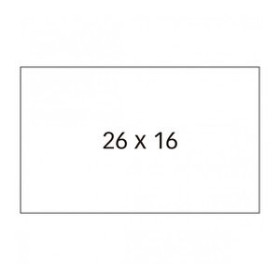 Etiquetado de precios ETIQUETAS de PRECIOS APLI ADH.PERMANENTE 26x16 mm BLANCO ROLLO 1.000 uds. PACK de 6 16001069  DA050260