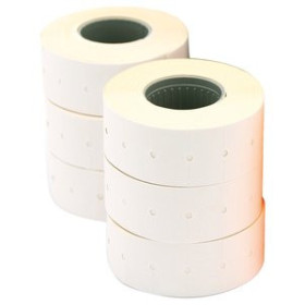 Etiquetado de precios ETIQUETAS de PRECIOS APLI ADH.REMOVIBLE 21x12 mm BLANCO ROLLO 1.000 uds. PACK de 6 16001372  DA060009