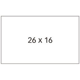 Etiquetado de precios ETIQUETAS de PRECIOS APLI ADH.REMOVIBLE 26x16 mm BLANCO ROLLO 1.000 uds. PACK de 6 16001420  DA060026