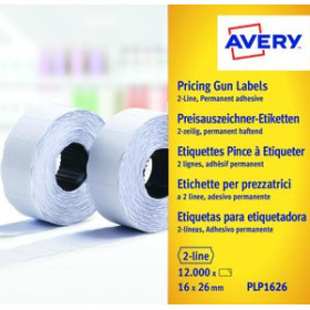 Etiquetado de precios ETIQUETAS de PRECIOS AVERY ADH.PERMANENTE 26x16 mm BLANCO ROLLO 1.200 uds. 16001426  DA060019