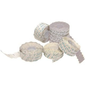 Etiquetado de precios ETIQUETAS de PRECIOS METO Nº2 ADH.NORMAL 26x12 mm BLANCO ROLLO 1.500 uds. 16001144  DX060115