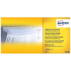 Etiquetado textil RECAMBIO AVERY NAVETE PLASTICO 20mm C/5000 16001086  42671