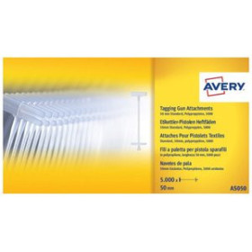 Etiquetado textil RECAMBIO AVERY NAVETE PLASTICO 40mm C/5000 16001525  44164