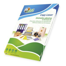 Etiquetas adhv. para impresora ETIQUETAS ADH.IMPR.TICO A4 COPY LASER CAJA 100h 105x74 mm 800 uds.(LP4W-10574) 16001238  92538