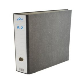 Archivadores de palanca ARCHIVADOR palanca OLEF CARTON JASPEADO NEGRO 4º APAISADO 75mm 11901524  04970-00151-00