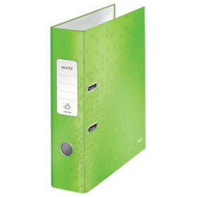Archivadores de palanca ARCHIVADOR palanca LEITZ WOW A4 180º 80mm VERDE METALIZADO 25307014  7000-31-06