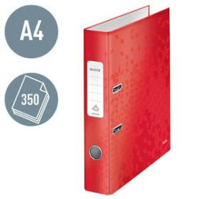 Archivadores de palanca ARCHIVADOR palanca LEITZ WOW A4 180º 50mm ROJO 16701038  TZeFA4