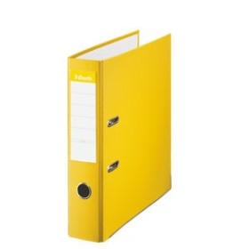 Archivadores de palanca ARCHIVADOR palanca ESSELTE PLASTICO FORRADO con RADO Fº 75mm AMARILLO 11901401  848CVAG16N