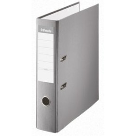 Archivadores de palanca ARCHIVADOR palanca ESSELTE PLASTICO FORRADO con RADO Fº 75mm GRIS 11901427  848CVAG20N