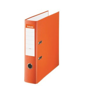 Archivadores de palanca ARCHIVADOR palanca ESSELTE PLASTICO FORRADO con RADO Fº 75mm NARANJA 11901424  848CVAG25B