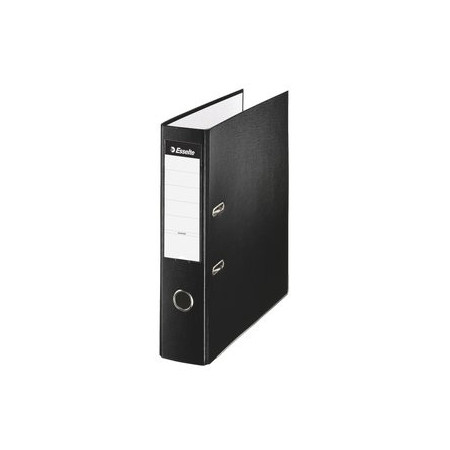 Archivadores de palanca ARCHIVADOR palanca ESSELTE PLASTICO FORRADO con RADO Fº 75mm NEGRO 11901428  848CVAG25N
