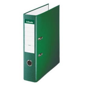 Archivadores de palanca ARCHIVADOR palanca ESSELTE PLASTICO FORRADO con RADO Fº 75mm VERDE 11901429  848CVAG30N