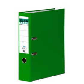 Archivadores de palanca ARCHIVADOR palanca ELBA FORRADO PVC RADO CHIC Fº 80mm VERDE (1097702) 10301702  19017099