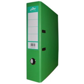 Archivadores de palanca ARCHIVADOR palanca OLEF PLASTIF.COLOR A4 75mm VERDE CLARO 10301783  56760E