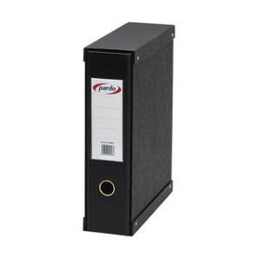 Archivadores de palanca ARCHIVADOR palanca PARDO FORRADO PVC A4 con CAJA 70mm NEGRO 10301804  112115-05