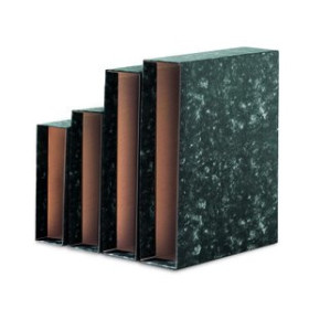 Archivadores de palanca (cajetines) CAJA para ARCHIVADOR UNISYSTEM NOVOCLAS 4º NATURAL 86mm NEGRO 23101224  16958