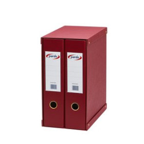 Archivadores de palanca (módulos) MODULO ARCHIVADORES palanca PARDO FORRADO PVC 2 uds.Fº 2 an.MIXTAS 70mm ROJO 23101241  11600