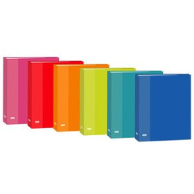 Carpetas de anillas CARPETA de ANILLAS ELBA CARTON FORRADO COLOR Fº 2 an.MIXTAS 40mm 6 col.surt. (13100820) 23101301  2109508