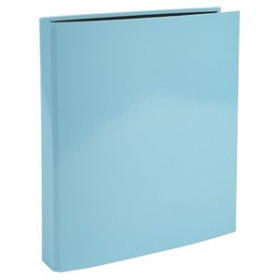 Carpetas de anillas CARPETA de ANILLAS EXACOMPTA AQUAREL CARTON FORRADO A4 4 an.25mm AZUL 23101418  00024299