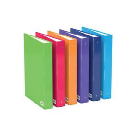 Carpetas de anillas CARPETA de ANILLAS CARCHIVO LUZ CARTON PLASTIFICADO BRILLO Fº-XL 4 an. 25mm VERDE 23101026  1638