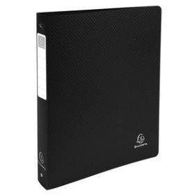 Carpetas de anillas CARPETA de ANILLAS EXACOMPTA PP A4 4 an.REDONDA 30mm NEGRO 16301074  KR971412