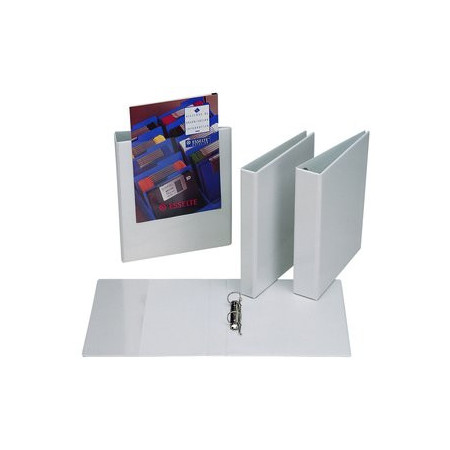 Carpetas de anillas personaliz.(canguro) CARPETA CANGURO ESSELTE PVC BASICA A4 2 an. RED. 16mm BLANCO 25210026  68009200