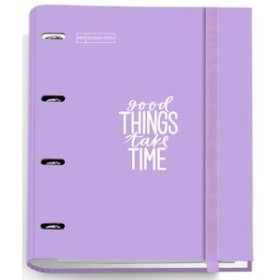 Carpebloc CARPEBLOC MIQUELRIUS MESSAGES CARTON FORRADO A4 4 an.MIXTAS 35mm con REC.100 hj. 90 gr. MORADO 15101116  88300